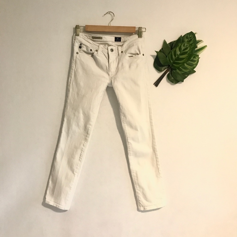 AG |Adriano Goldschmied white jeans